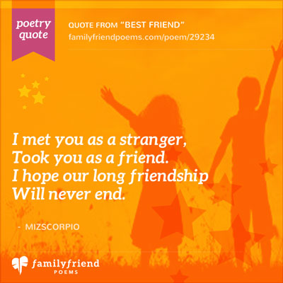 Poems About Childhood Friendships