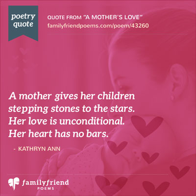 Poem About A Mother's Love For Her Children, A Mother's Love