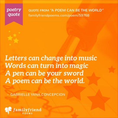 A Poem Can Be The World