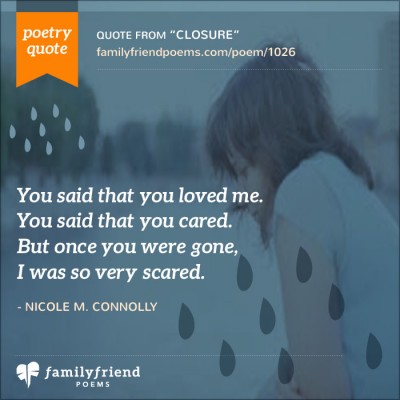 Poem About Accepting Father Leaving, Closure