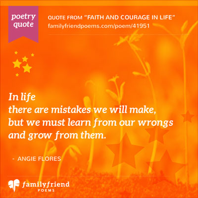 Poetry Quote learning from mistakes