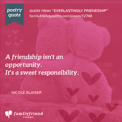 Responsibility Of Friendship Quote
