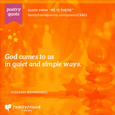 Poem About Where God Is Found, He Is There