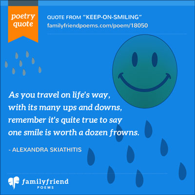 Poetry Quote Keep On Smiling