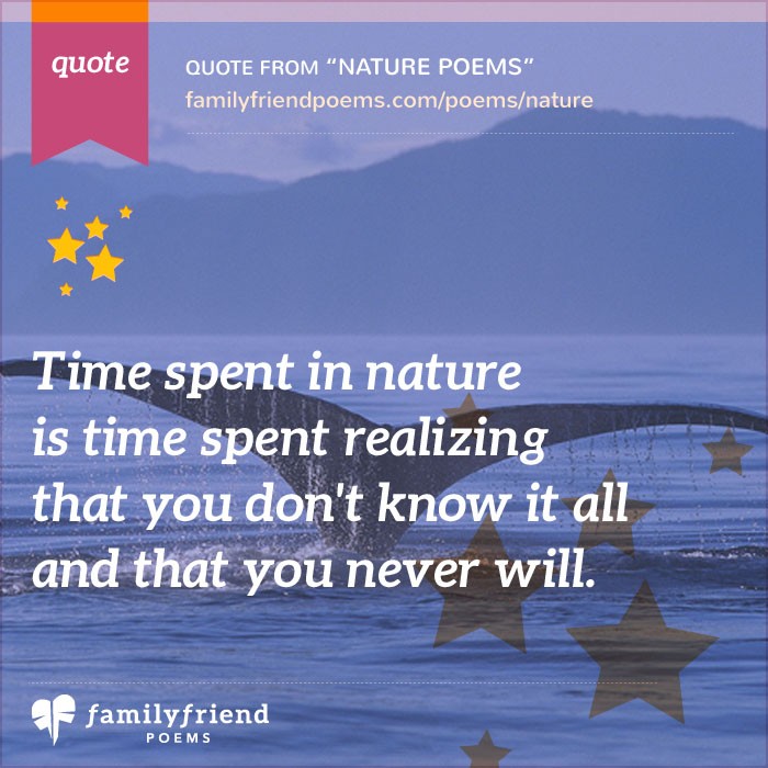Write a short poem on nature