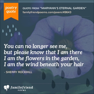 Poem In Memory Of A Special Friend, MaryAnn's Eternal Garden