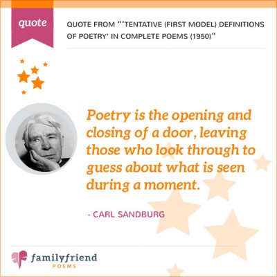 Poetry Is The Opening And Closing Of A Door
