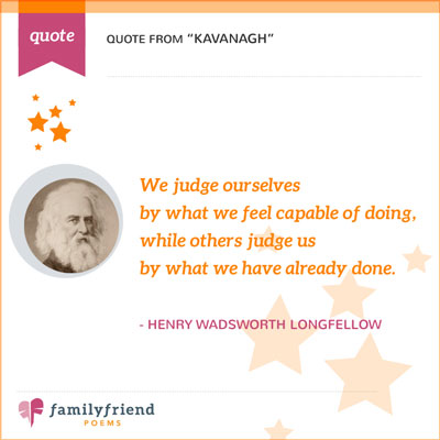 Quote From Kavanagh By Henry Wadsworth Longfellow