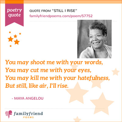 Still I Rise By Maya Angelou