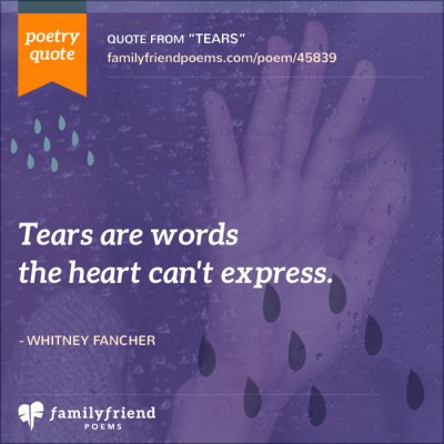 Poem About Crying And What Tears Mean, Tears