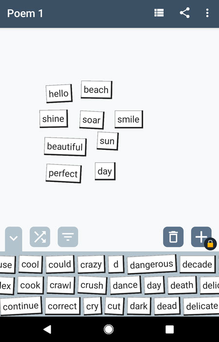 poetry app