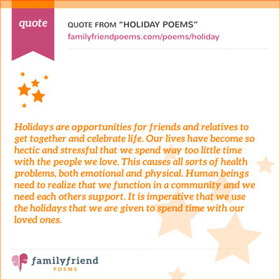Holiday Poems