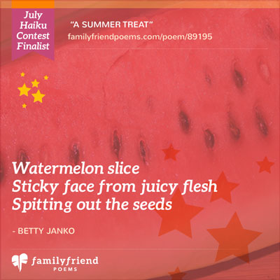 Haiku About Watermelon, A Summer Treat