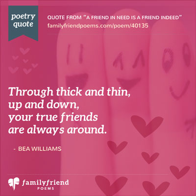 Quote About A Friend In Need