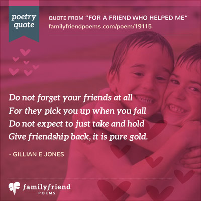 Teen Friendship Poem 113