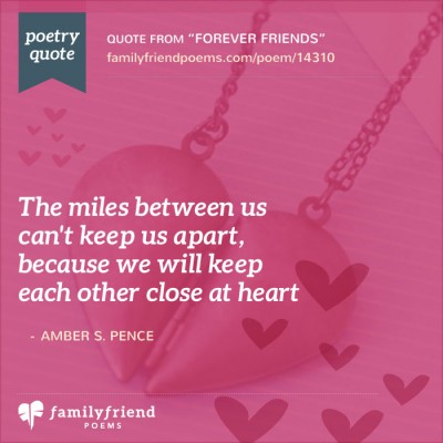 Rhyming Friendship Poem, Forever Friends