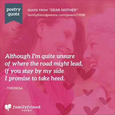 Dear Mom From Daughter Poem, Dear Mother