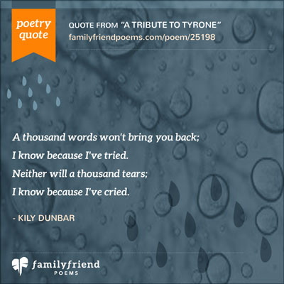 Poem For Nephew's Funeral, A Tribute To Tyrone Poem For Nephew's Funeral, A Tribute To Tyrone
