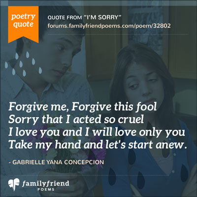 32 I'm Sorry Poems - Love Poems Perfect for Saying I'm Sorry