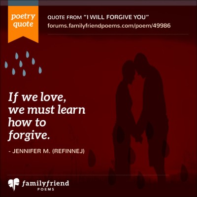 Forgiveness Poems about Love
