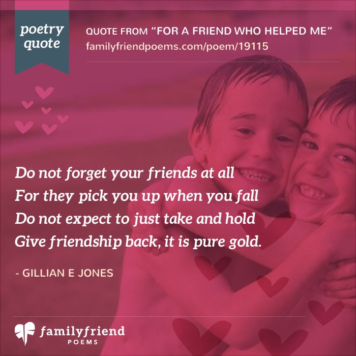 Friendship poems new Welcome Friends,