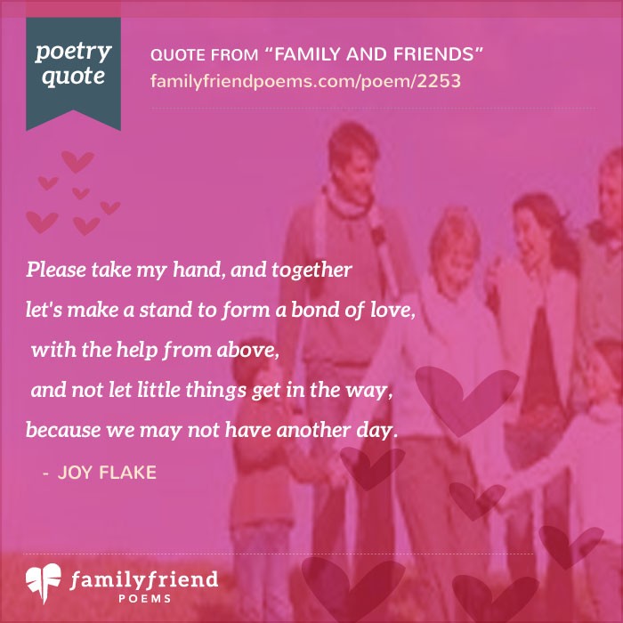 Family And Friends, Friends I'm Sorry Poem