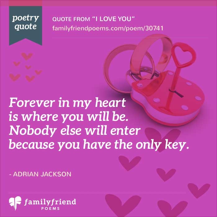 Poems to tell someone you love them
