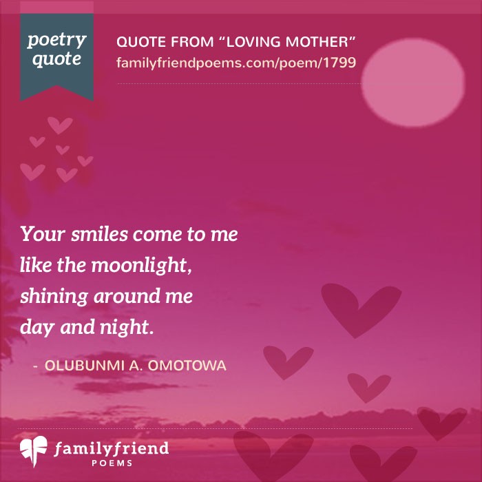 Thank You Poem, Loving Mother