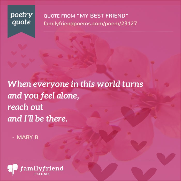 My Best Friend, Thank You Poem for Friends