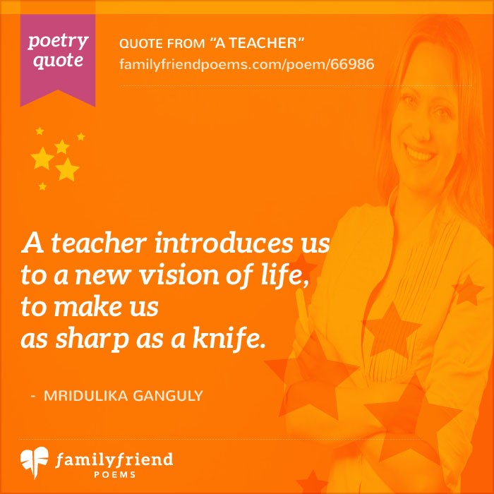 21 Teacher Poems - Thank You Poems For Teachers