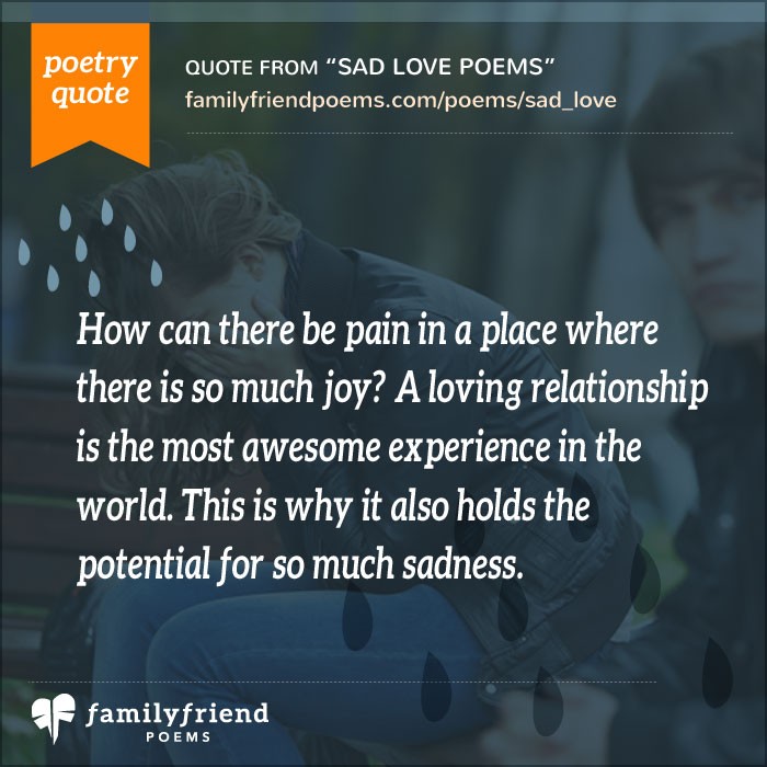 48 Most Popular Sad Love Poems When Love Turns To Sadness