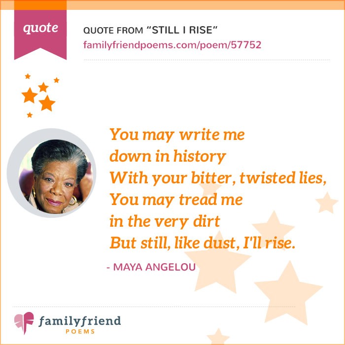 retirement poems by maya angelou