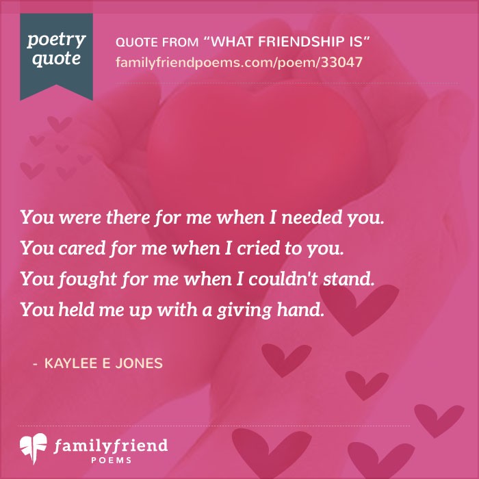 short poems about friendship for teenagers