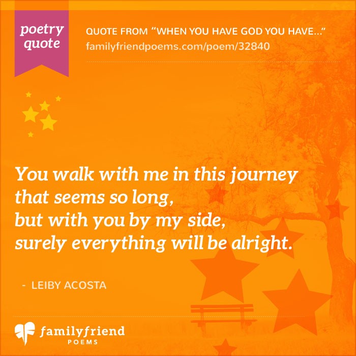 Poem About God Being Our Strength, When You Have God You