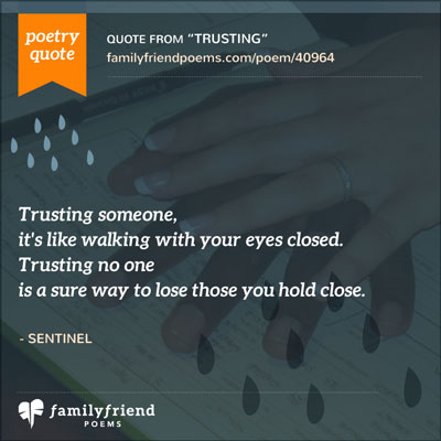 Poem About Learning To Trust, Trusting