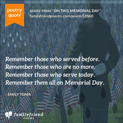 Short Memorial Day Poem, On This Memorial Day