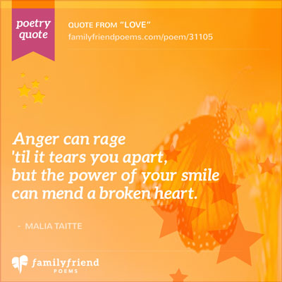 Poem Showing The Power Of A Smile, Love