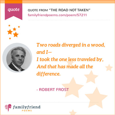 Quote From The Road Not Taken By Robert Frost