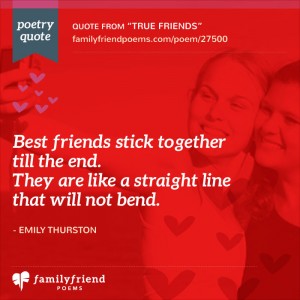 Short poems of friendship