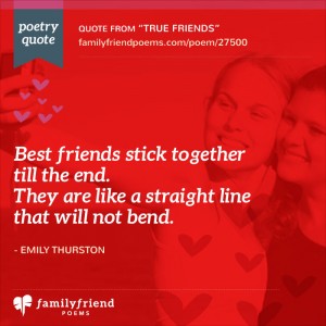 nice poems for friends