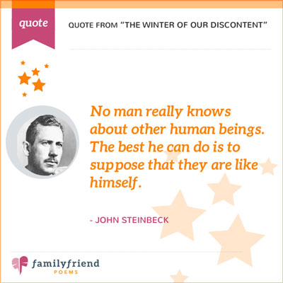 Quote From The Winter Of Our Discontent By John Steinbeck