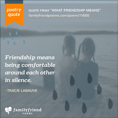 What Friendship Means