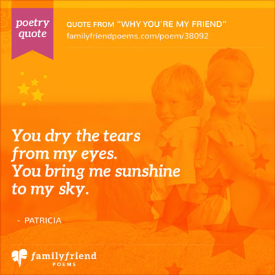 Forever Friends Poem, Why You're My Friend
